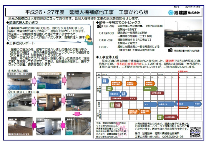 平成26・27年度 延岡大橋補修外工事 No.4