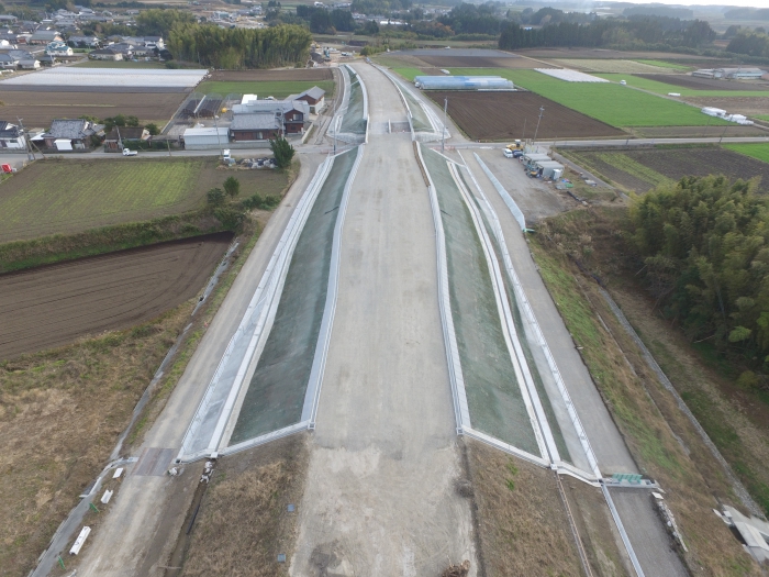 平成27年度連携地方第92-1-10号 県道飯野松山線 梅北工区 道路改良工事