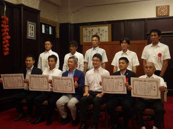 宮崎県知事賞（優良工事表彰式）