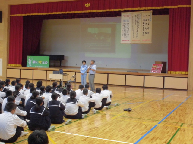 大王谷学園の生徒が職場体験にきました！(H29.10.24～26)