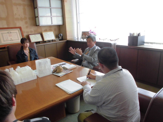 宮崎大学地域学部の学生が企業訪問に来ました!(H29.11.10)
