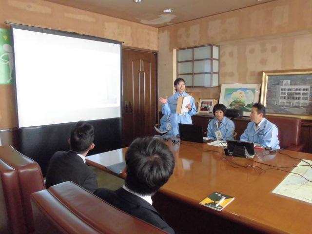 宮崎大学地域学部の学生が企業訪問に来ました!(H29.11.10)
