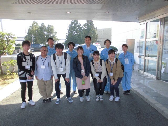 宮崎大学地域学部の学生が企業訪問に来ました!(H29.11.10)