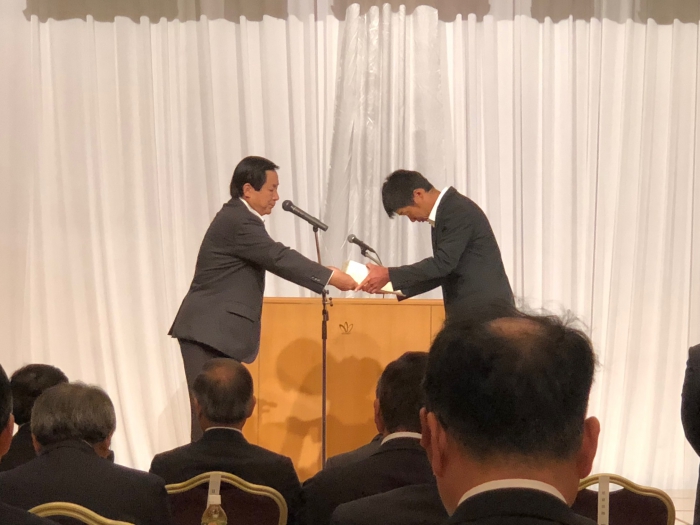 平成30年度治山・林道工事コンクール優秀賞受賞