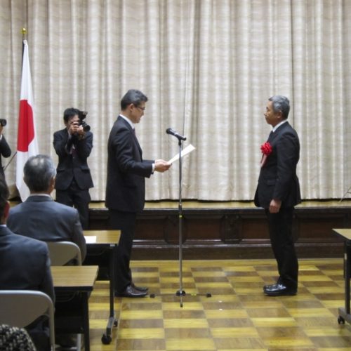 平成３０年度健康長寿推進企業等知事表彰　【最優秀健康長寿推進賞】　受賞