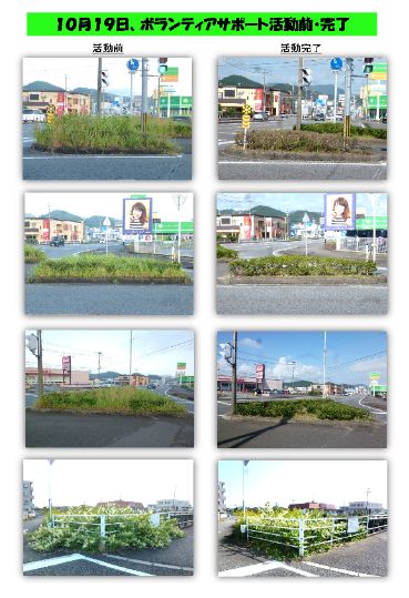 令和１年第２回ボランティアサポート活動実施しました！（R1.10.19）