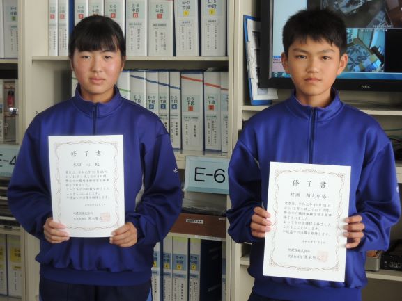 2019職場体験 日向中学校編