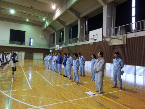 トイレ掃除に学ぶ出前授業 富島中学校１年生編