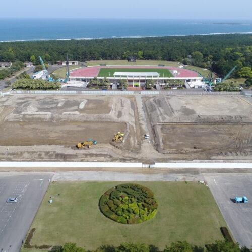 総合運動公園盛土工事