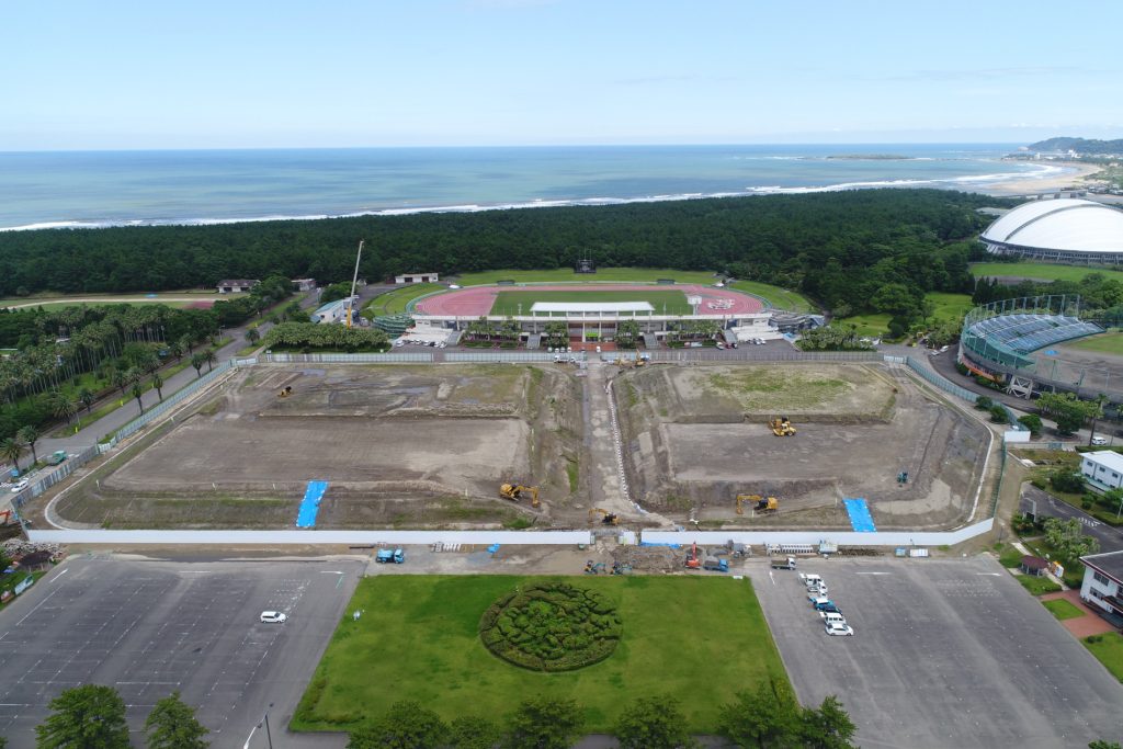 総合運動公園盛土工事