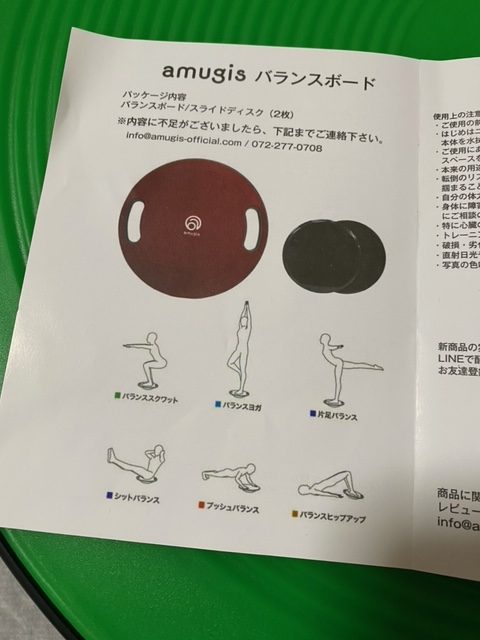 バランスボードで宅トレ!