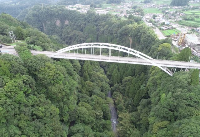 雲海橋耐震補強工事のご案内!(国道218号線)