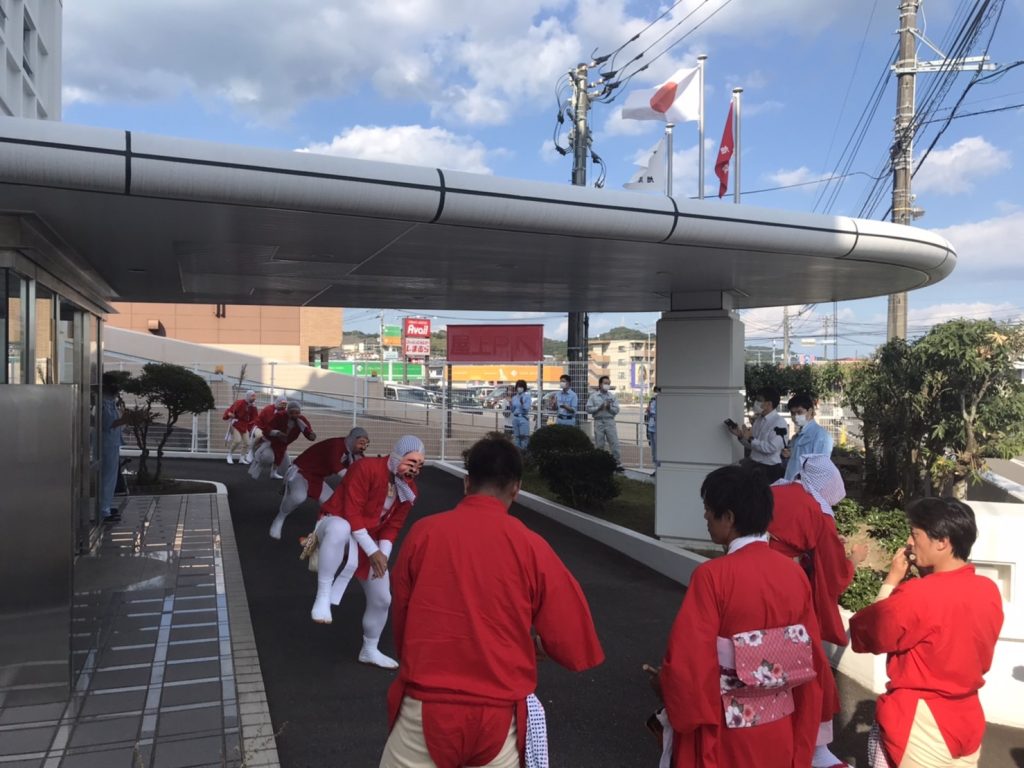 厄払いひょっとこ踊り