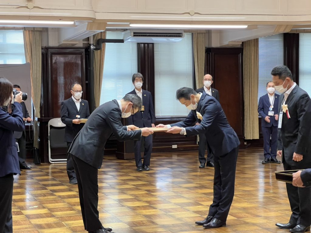 令和4年度優良工事表彰 「知事賞」を頂きました!