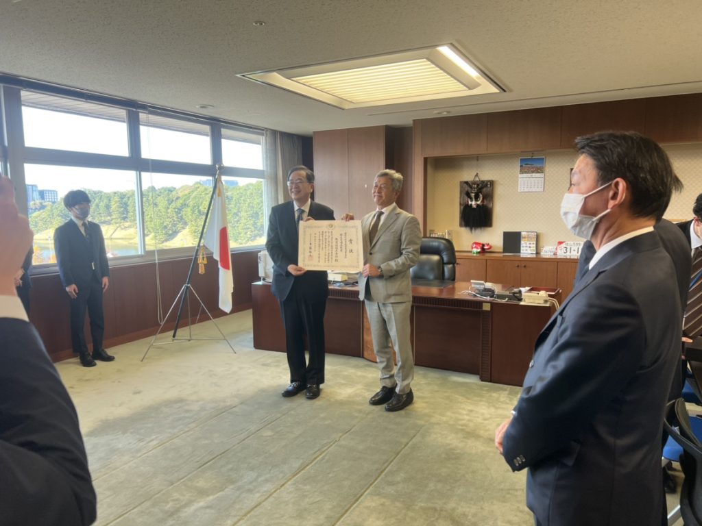 第１回 建設人材育成優良企業表彰『国土交通大臣賞』を受賞しました！