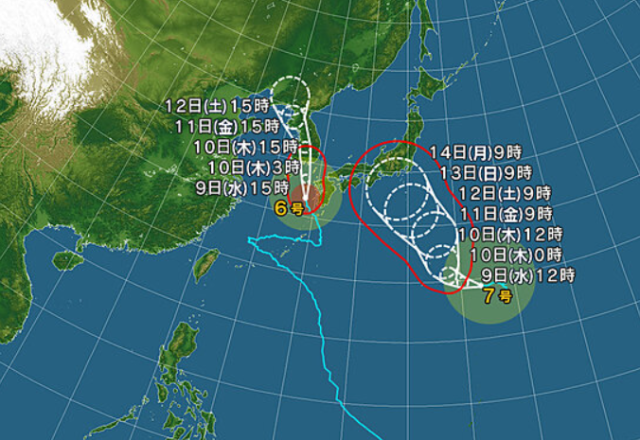 台風気を付けて！