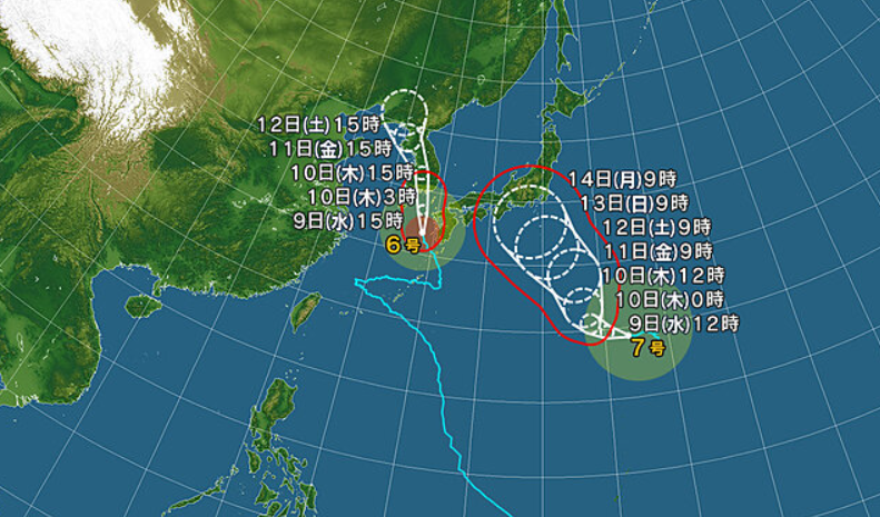 台風気を付けて！