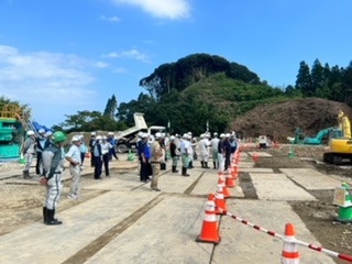 9月27日 旭建設の工事現場にて現場見学会を開催しました