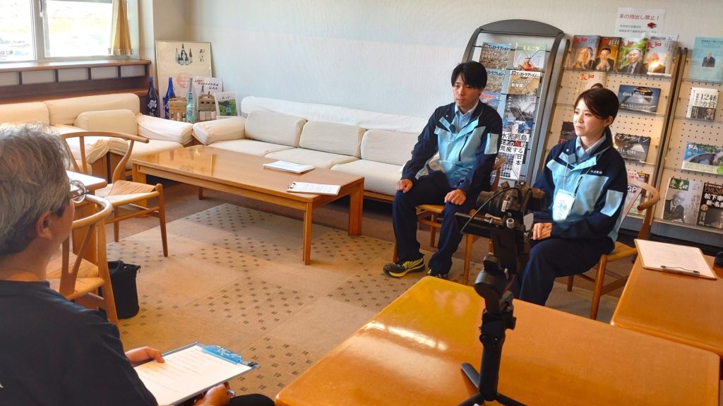 某企画での企業PR撮影に潜入