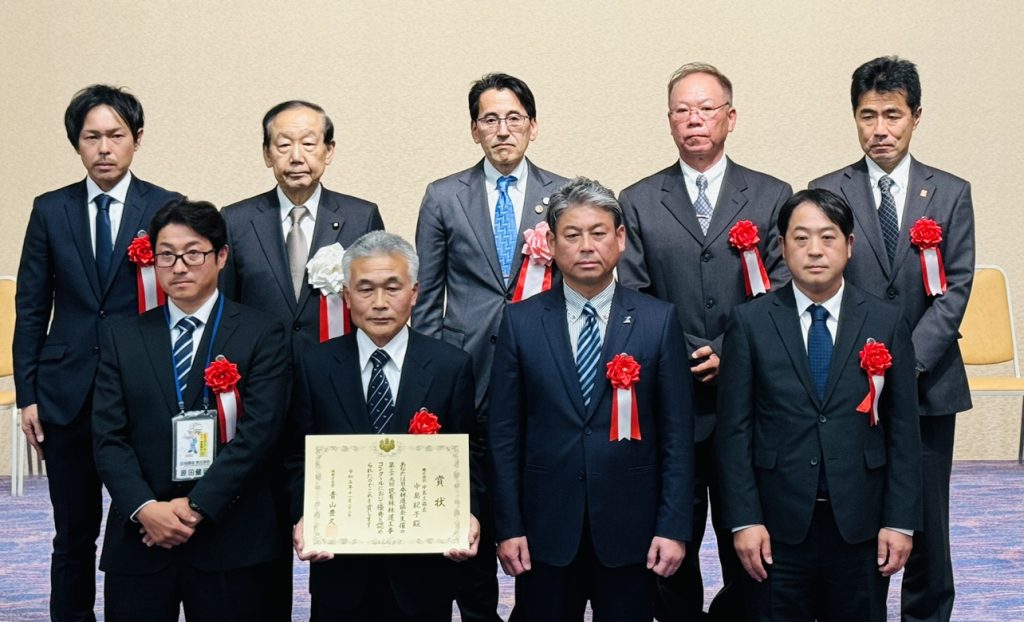 第39回 民有林林道工事コンクール 林野庁長官賞 受賞しました!