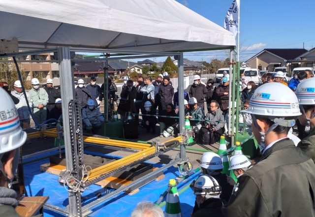 建設用3Dプリンター 現場見学会を実施しました!