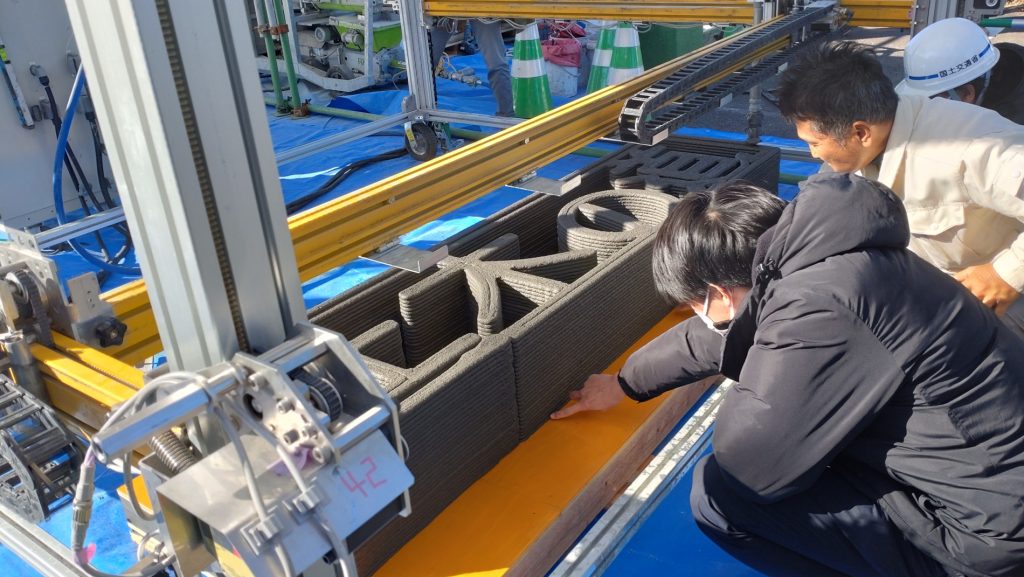 建設用３Ｄプリンター 現場見学会を実施しました！