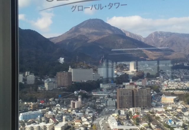 高～いところからの景色です。