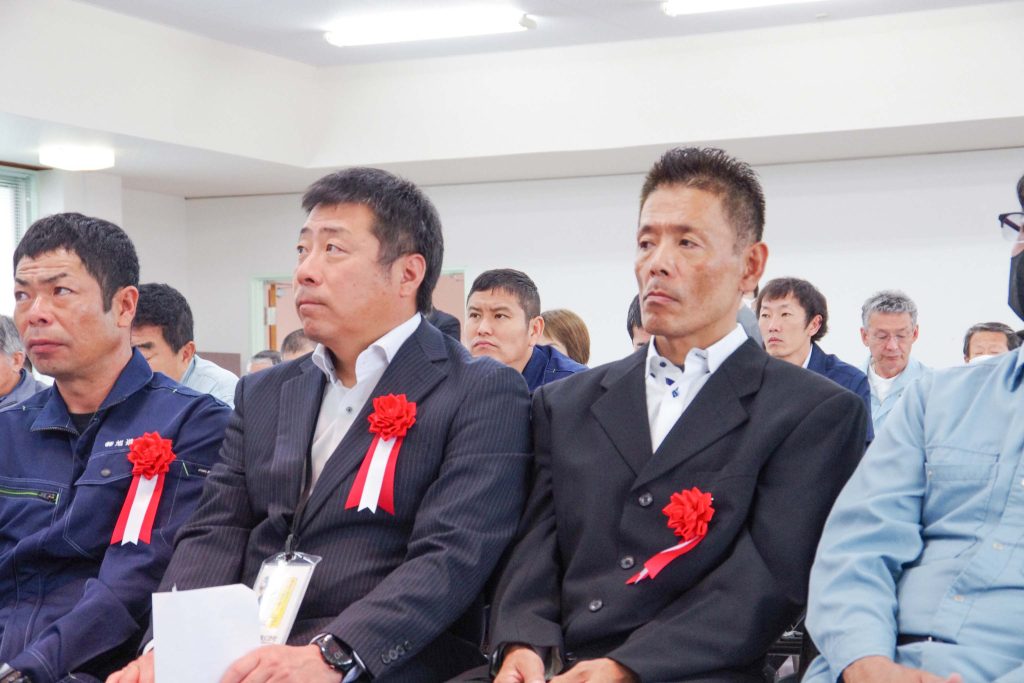 日向地区建設業協会にて表彰式が行われました！