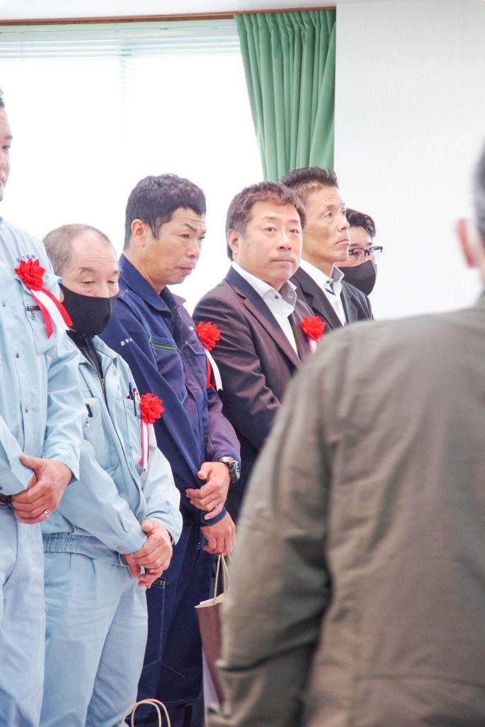 日向地区建設業協会にて表彰式が行われました！