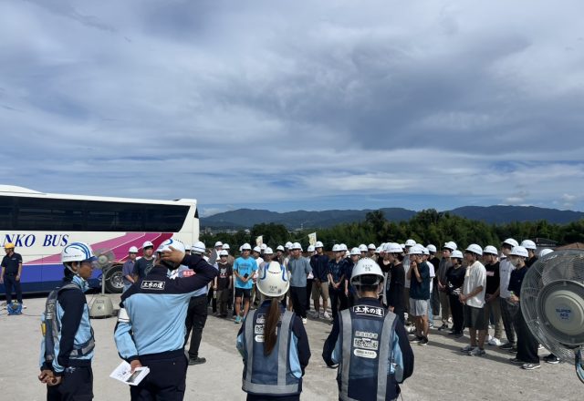 乙房地区改良にて宮崎大学様向けに見学会を行いました!
