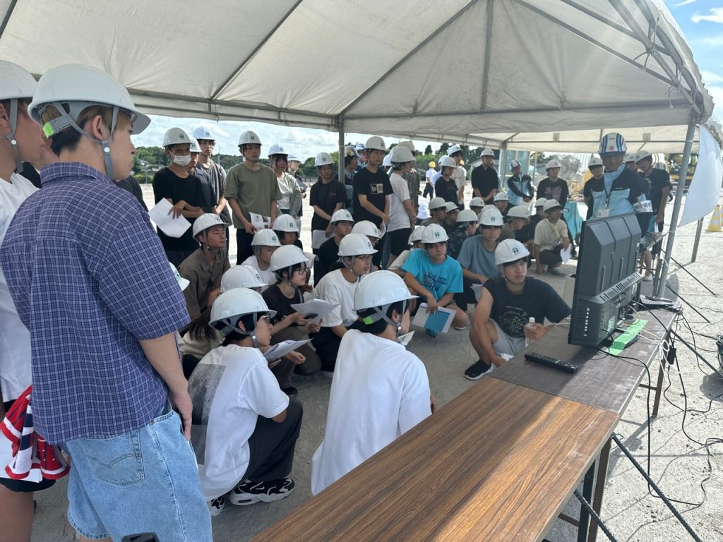 乙房地区改良にて宮崎大学様向けに見学会を行いました！