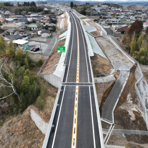 乙房地区改良その６ 道路改良工事