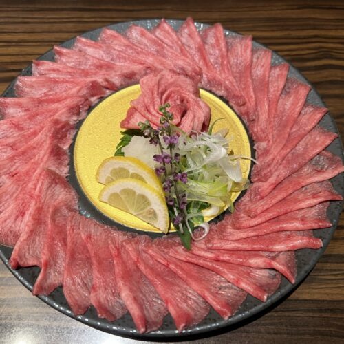 牛タン刺し