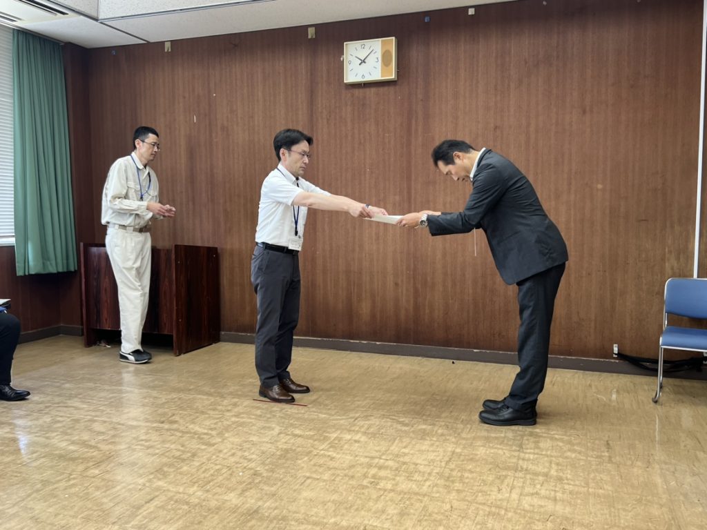 令和7年度宮崎県優良工事表彰（児湯農林振興局長賞）