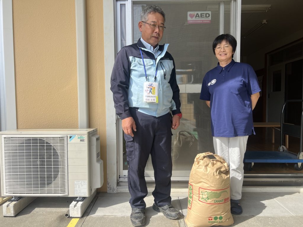 東郷水田！収穫！ 旭米！！