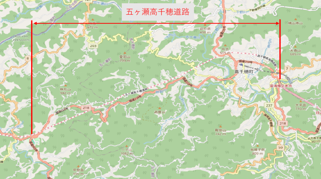 五ヶ瀬高千穂道路建設中!