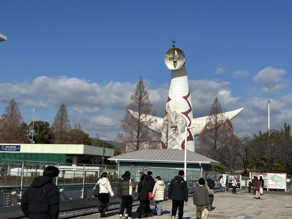 万博会場へ